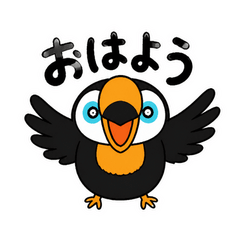 オニオオハシの南国あいさつ