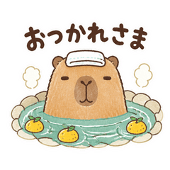湯けむりカピバラとゆず