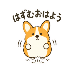 まるいおしりのコーギー