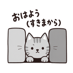 うちのサバトラはびびり