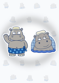 カバのゆるゆる湯けむり