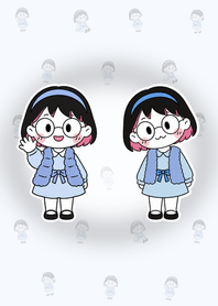 ちびりこ 冬の青
